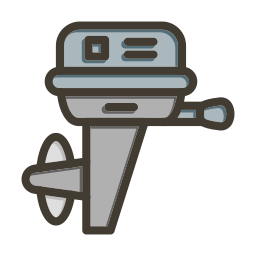 Boat engine icon