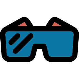 Safety glasses icon