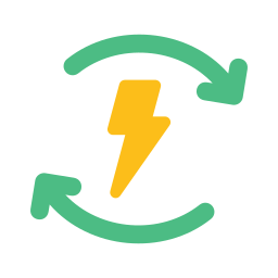 Home energy icon