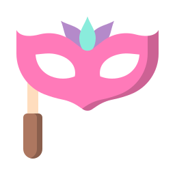 máscara de festa Ícone