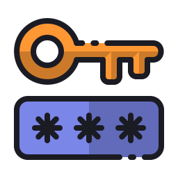 clave de contraseña icono
