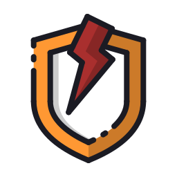 Virus attack icon