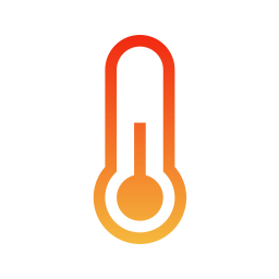 termómetro medio icono