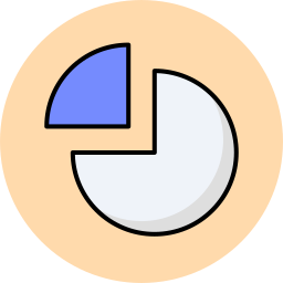 diagramme circulaire Icône