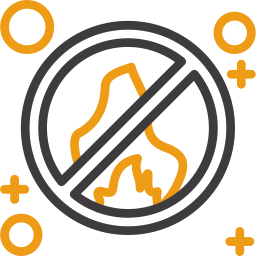 prevención de fuego icono