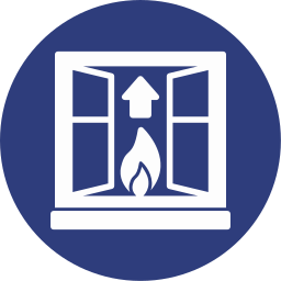 Fire escape icon