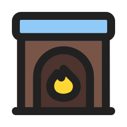 chimenea icono