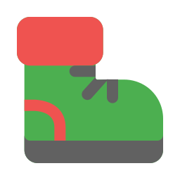 Winter boots icon