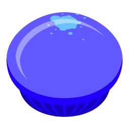 blauw icoon