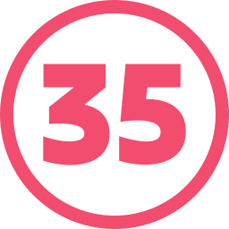 Thirty five icon