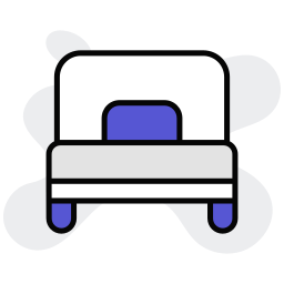 Single bed icon