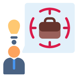 Business target icon