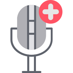 Add microphone icon