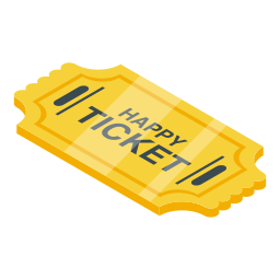 ticket icoon