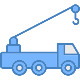 Crane truck icon