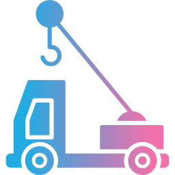 Crane truck icon