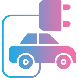 Electric car icon