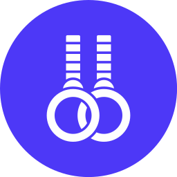 Gymnastic rings icon