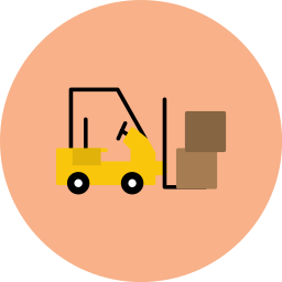 Подъемный грузовик иконка