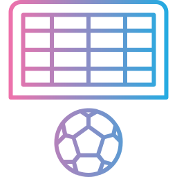 Футбольные ворота иконка
