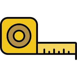 Measuring tape icon