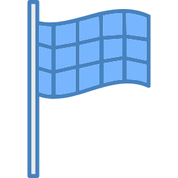 drapeau de course Icône