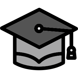 Graduate cap icon