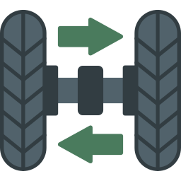 Wheel alignment icon