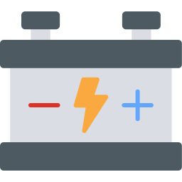 Car battery icon