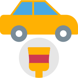 Car painting icon