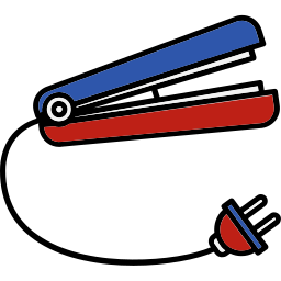 Hair straightener icon