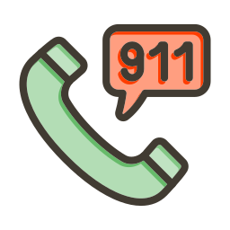 appel au 911 Icône