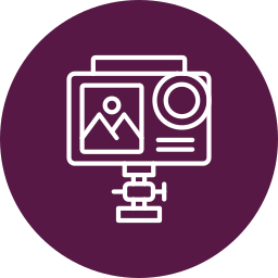 Action camera icon