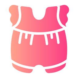 Baby clothes icon