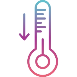 baja temperatura icono