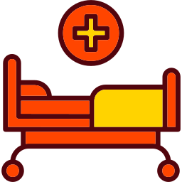 Hospital bed icon