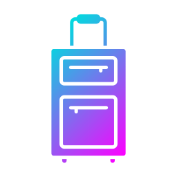 Travel luggage icon