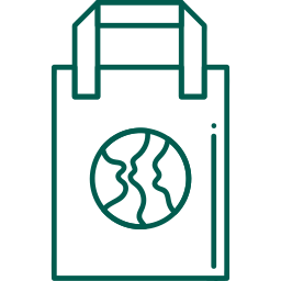 Eco bag icon