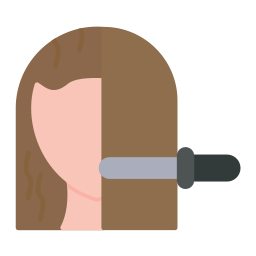 Hair straightener icon