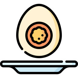 huevo relleno icono
