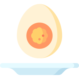 huevo relleno icono