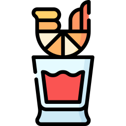 Shrimp cocktail icon