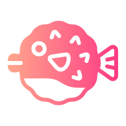 pez globo icono