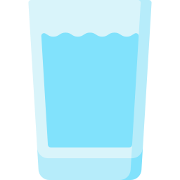 vaso de agua icono