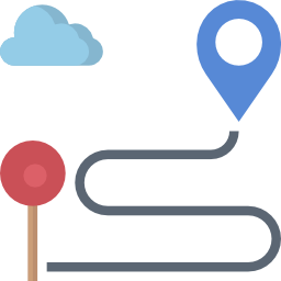 Maps and location icon