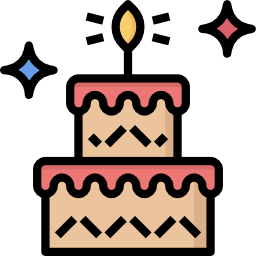 Birthday cake icon