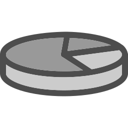 diagramme circulaire 3d Icône