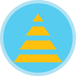 grafika piramidy ikona