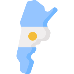 carte de l'argentine Icône