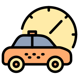 Автомобиль такси иконка